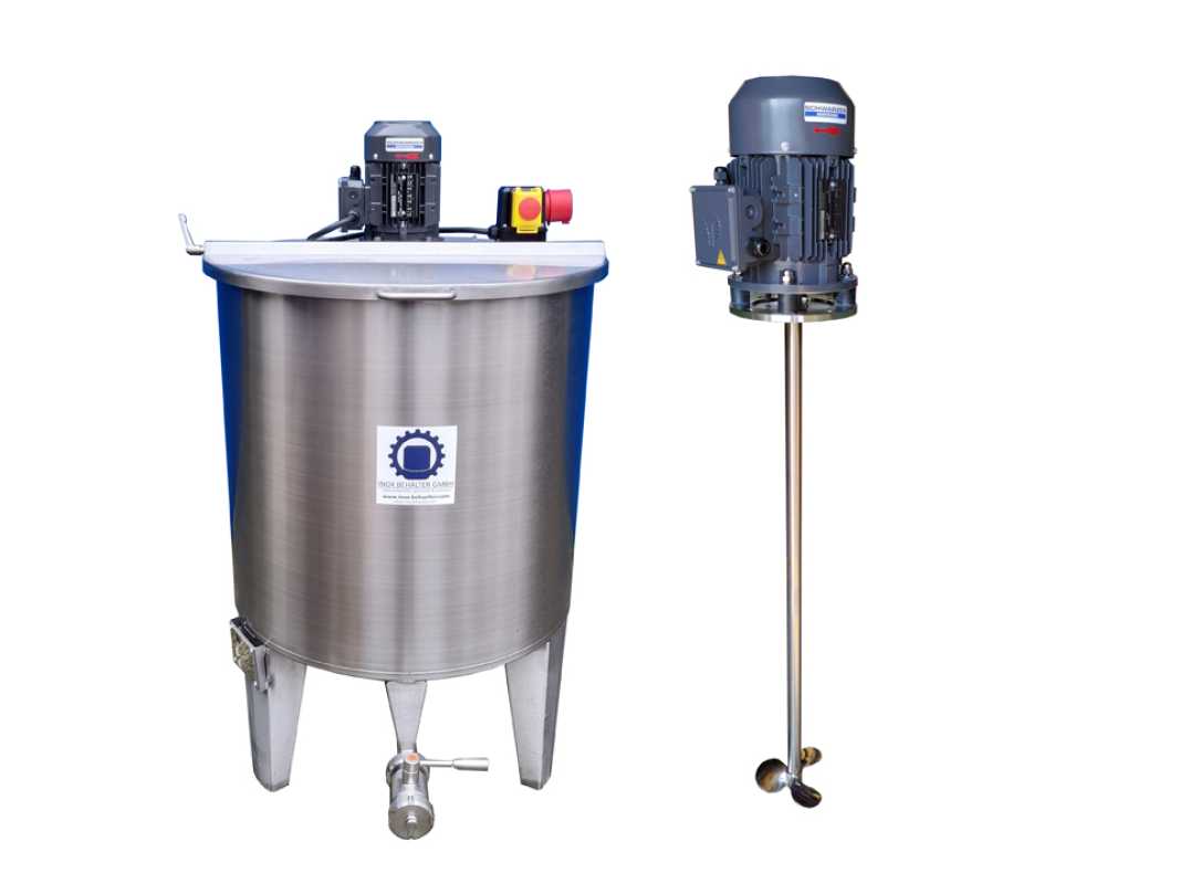 221L stainless steel mixing tank with propeller mixer